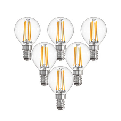 Paul Russells Led Filament Dimmable Golf BulbSes E144.5W 470 Lumens40W Equivalent2700K Warm WhitePack Of 6 from B&Q