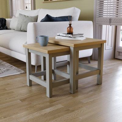 Lassic Vida Designs Arlington Grey Nest Of 2 Tables from B&Q