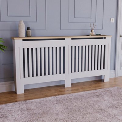 Lassic Vida Designs Arlington Extra Large White Mdf Radiator Cover from B&Q
