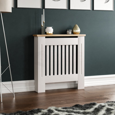 Lassic Vida Designs Arlington Small White Mdf Radiator Cover from B&Q