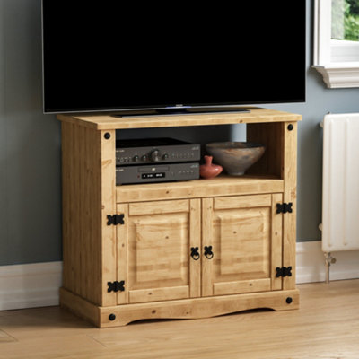 Lassic Vida Designs Corona Solid Pine Straight Tv Unit Stand from B&Q