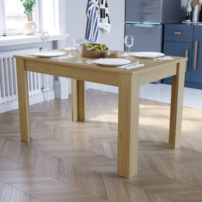 Lassic Vida Designs Medina Oak 4 Seater Dining Table from B&Q