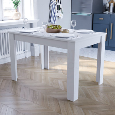 Lassic Vida Designs Medina White 4 Seater Dining Table from B&Q