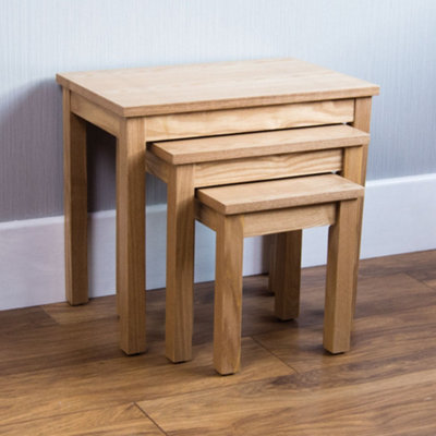 Lassic Vida Designs Oakridge Nest Of Tables Set Of 3 Coffee Side End Table from B&Q