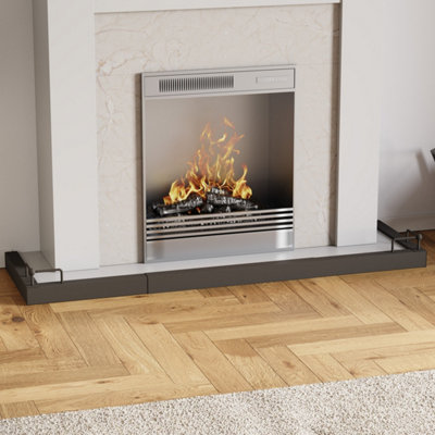 B&Q -  Fire Vida Black Fire Fender Fireplace Accessory