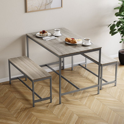 Lassic Vida Designs Roslyn 4 Seater Dining Table With Bench SetOak from B&Q