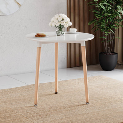 Lassic Vida Designs Batley 3 Seater Round Dining TableWhite from B&Q