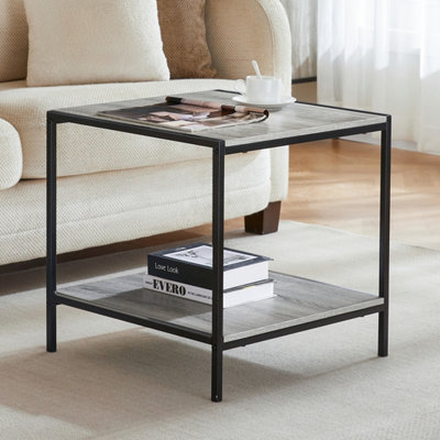 Lassic Grey Vida Designs Brooklyn End Table,