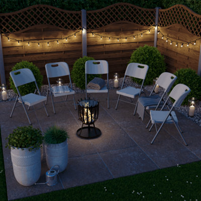 Lassic Home Vida Set Of 6 Indoor & Outdoor Folding Chairs from B&Q