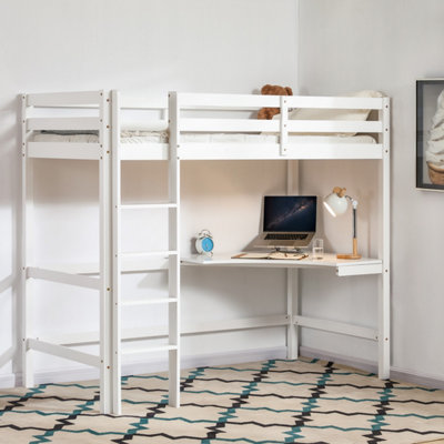 Lassic Vida Designs Sydney White Bunk Bed With Desk from B&Q