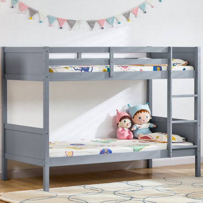 Lassic Junior Vida Gemini Grey Detachable Bunk Bed from B&Q