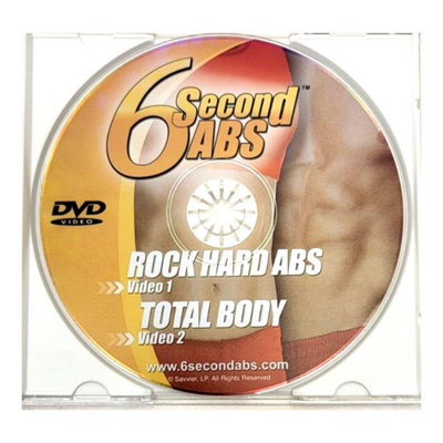 6 Second Abs Core Crunch Trainer With DvdHome Gym Abdominal Exerciser For Trade Fitness Recovery