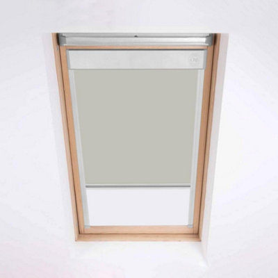 Classic Roof Blind  Window Code (Mk10) Stone For Velux Roof WindowsBlackout Blind from B&Q