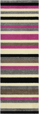 B&Q -  Linea Runner Candy Rug 200 X 140Cm