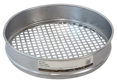 Woodside Heavy Duty Garden Riddle30Cm Potting SieveMesh Soil/compost Sift from B&Q