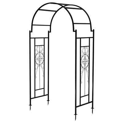 Woodside Metal Garden ArchTraditional Decorative Archway For Paths/entrances from B&Q