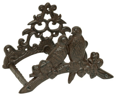 Woodside Cast Iron Wall Mounted Garden Water Hose Reel Holder Hanger Hook from B&Q