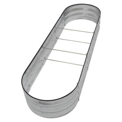 Woodside Galvanised Steel Raised Garden Planter Bed Kit For Flowers/vegetables from B&Q