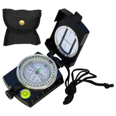 Andes Military Hiking Navigation Compass For OrienteeringWaterproof With Case from B&Q