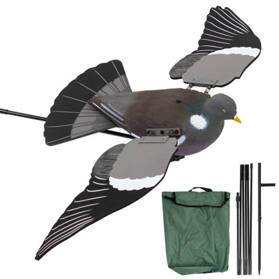 Nitehawk Full Body Painted Pigeon Decoy With Moving Wings from B&Q