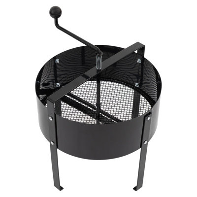 Woodside Rotary Garden Soil Sieve 18L Heavy Duty Steel Rotating Compost Sifter Riddle from B&Q