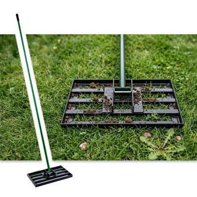 Woodside Garden Lawn Levelling Rake Heavy Duty Steel Landscaping Soil/seed/sand LevelMedium