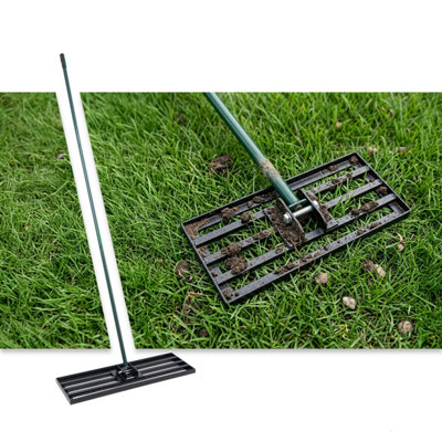 Woodside Garden Lawn Levelling Rake Heavy Duty Steel Landscaping Soil/seed/sand LevelLarge