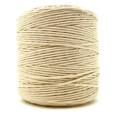 SolaDirect Premium Sandy Beige Macrame Cord Twine100 M / 328 Ft Of 5 mm Thick Natural Cotton Thread Yarn Macrame Rope (Reel) from B&Q