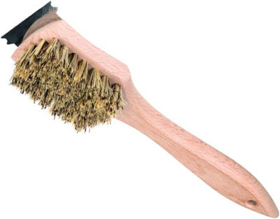 SolaDirect Bbq Barbecue Grill Cleaning Brush With Metal Scraper Barbecue Bristles Cleaner For Easier And Effective Clean from B&Q