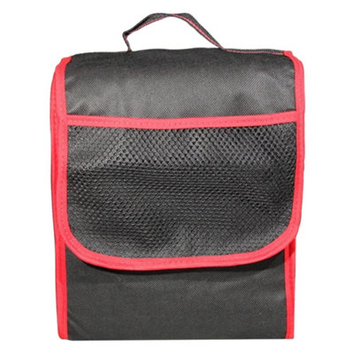 SolaDirect Car Boot Organiser Bag Anti Slip Foldable For Boot Storage Case Tool Bag Boot Tidy BagSuitable For All VehiclesBlack & Red from B&Q