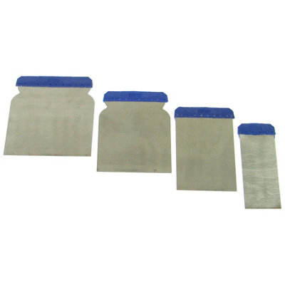 SolaDirect Filling Tools Metal Putty SpatulasSet Of 4Scraper / Plaster / Drywall / Crack Filler Applicators Spreaders from B&Q