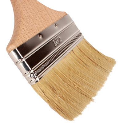 SolaDirect Paint Brush For A Smooth Finish Painting With Emulsion, Gloss, Satin Paints On Walls, Ceilings, Wood, Metal - 102 mm