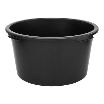 SolaDirect 45 Litre Heavy Duty Multi Tub Bucket51 X 51 X 28 Cm Round Black Utility Container For AgricultureGardeningEquestrian from B&Q