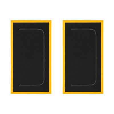 SolaDirect 2 X Dust Door With Zip 110 X 220 CmDust-Barrier Doorway CurtainDouble-Sided ZipTape-MountTrim To FitReusable Fabric from B&Q