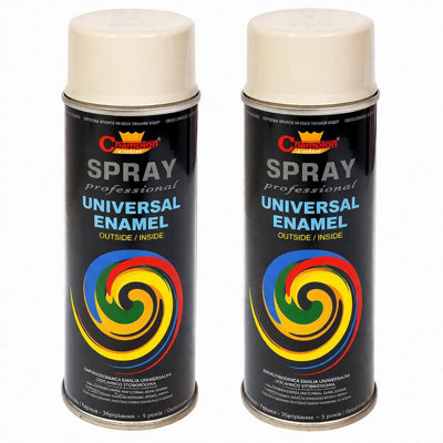 SolaDirect 2 X 400 Ml Pure White Glossy (Ral 9010) Universal Gloss Enamel PaintFast Drying High ShineInterior & Exterior from B&Q
