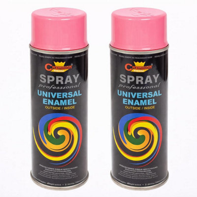 SolaDirect 2 X 400 Ml Heather Violet (Ral 4003) Universal Gloss Enamel PaintFast Drying High ShineInterior & Exterior from B&Q