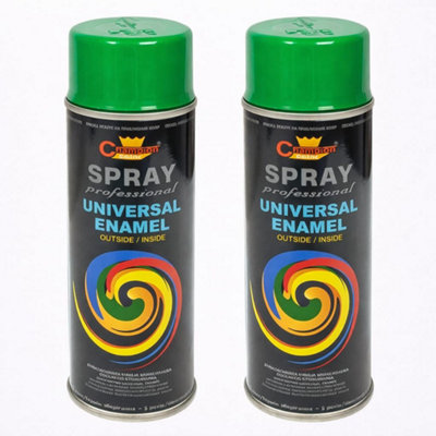 SolaDirect 2 X 400 Ml Mint Green (Ral 6029) Universal Gloss Enamel PaintFast Drying High ShineInterior & Exterior from B&Q