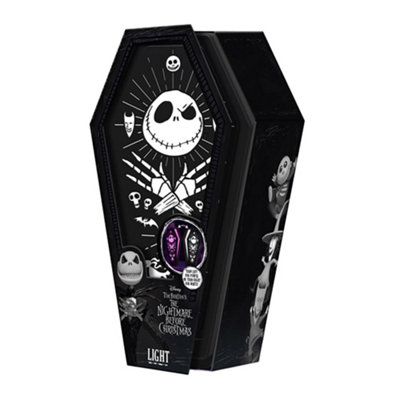 Nightmare Before Christmas Coffin LightDisney Night Light With Dual Colour GlowSpooky Halloween Decor Gift Paladone from B&Q