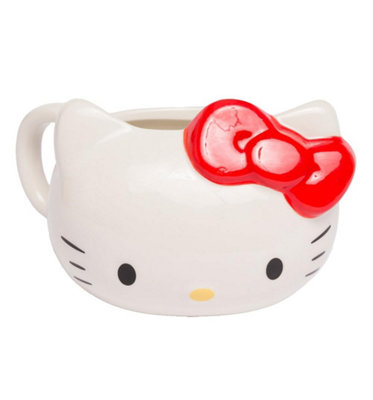 Official Hello Kitty 3D Ceramic Mug Bow Sanrio Cat Shaped Cup 300ml - Image 7