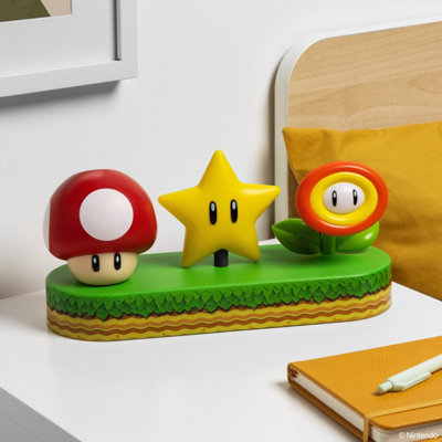 Super Mario Icon LightOfficially Licensed Mario Desk Light For Gaming Room DécorPaladone from B&Q