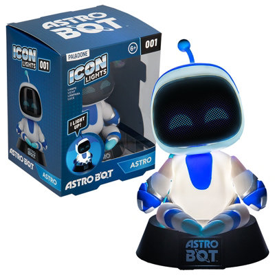B&Q - Astrobot Icon Light12Cm Character Led Lamp For Desk Bedroom Or Gaming Setup Battery Powered Display LightPaladone - Image 5