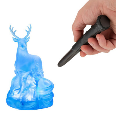 Harry Potter Deer Patronus Light With Wand RemoteBattery-Powered Wizarding World Collectible Decor,paladone from B&Q