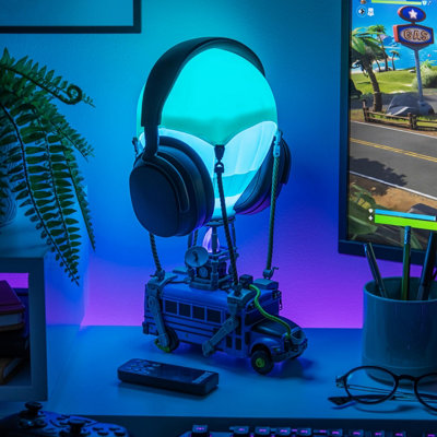 Fortnite Battle Bus LightOfficially Licensed Colour Changing Led Gaming LampPaladone from B&Q
