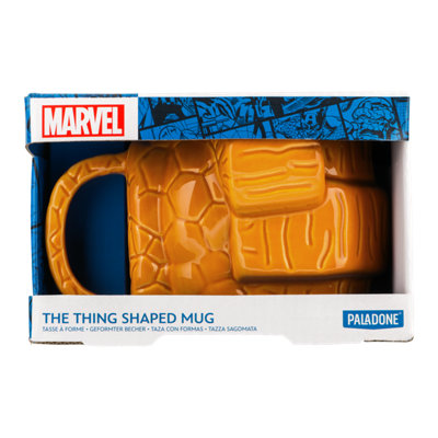 The Thing Shaped Mug500Ml Ceramic Coffee CupOfficial Marvel Fantastic Four Collectible GiftPaladone from B&Q