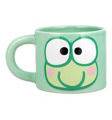 Keroppi Green MugOfficially Licensed Sanrio Hello Kitty Friends 400Ml Large Ceramic Coffee Cup Kawaii Gift Paladone