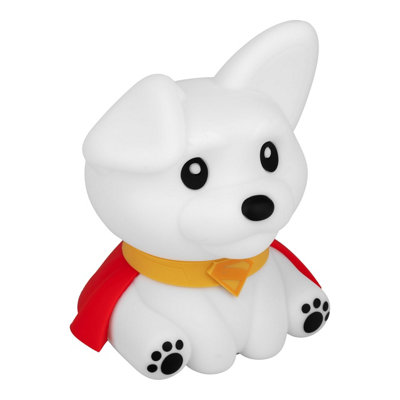 Paladone Superman Krypto the Superdog SquishyGlo Silicone Light, Officially Licensed DC Comics Lamp for Kids, Teens & Adults, Cordless & Rechargeable Bedroom Décor, Collectible Superhero Merchandise - Image 4
