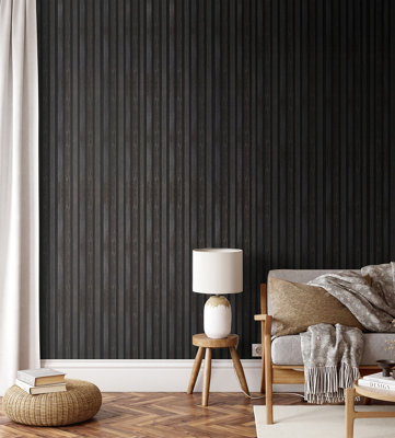 Spaceluxe Acwp006 Grey Oak Acoustic Panel from B&Q