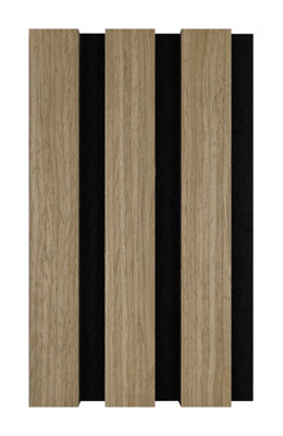 Spaceluxe Acwp010 English Oak Acoustic Panel from B&Q