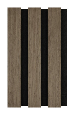 Spaceluxe Acwp011 Medium Oak Acoustic Panel from B&Q