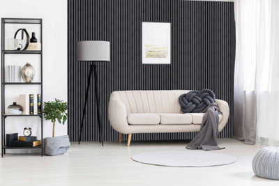 Spaceluxe Acwp018 Grey Marble Acoustic Panel from B&Q